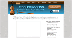 Desktop Screenshot of fiddlerroofing.com